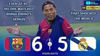 AT 45 YEARS OLD, RONALDINHO PROVED THAT NO ONE HAS MATCHED HIS GENIUS AND SCORED AN OUTRAGEOUS GOAL