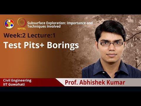 Subsurface exploration Importance and techniques involved Intro Video