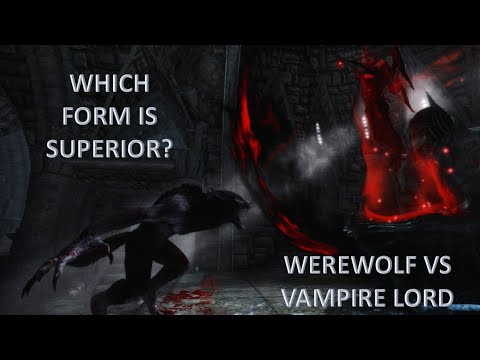 Skyrim Month Episode 28 - Werewolf vs Vampire Lord
