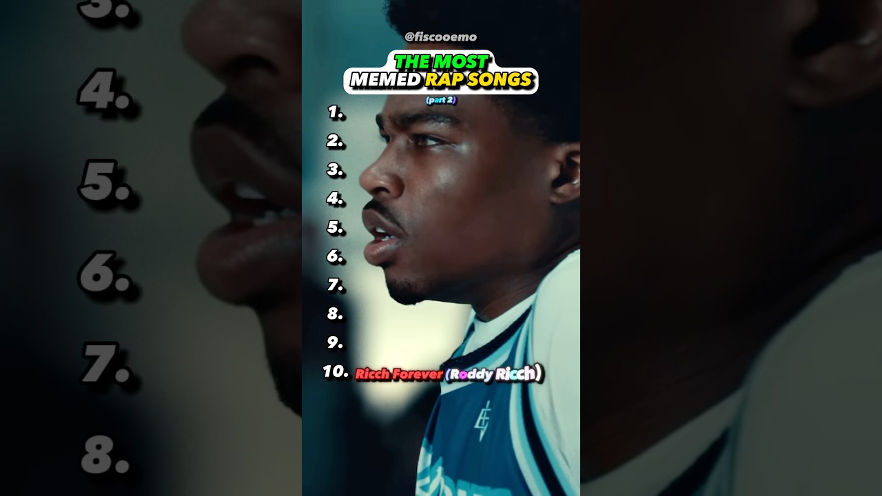 The Most Memed Rap Songs