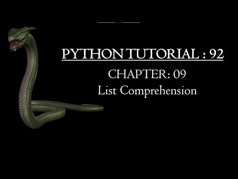 Python Tutorial 92 List Comprehension Step By Step Examples Practice Exercises