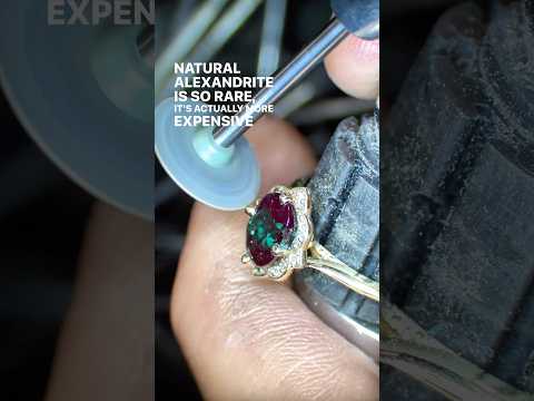 Color-Changing Alexandrite Engagement Ring 💎 | Rare Gemstone Design