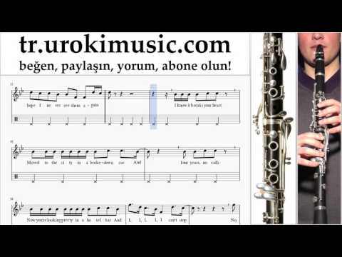 Klarnet dersleri The Chainsmokers ft. Halsey - Closer Notalar Eğitim Bölüm#2 um-723