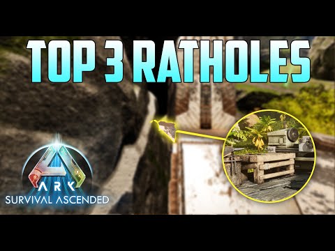 Top 3 Ratholes On Valguero | Ark Ascended Unraidable & Hidden Base Spots