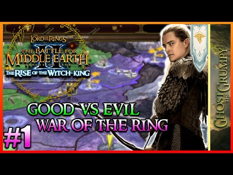 BFME2 ROTWK 2.02 V 8.5 - WOTR - Good Vs Evil [Elves] #1