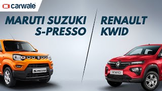 Maruti Suzuki S-Presso vs Renault Kwid | Mileage, Features, Performance and Price | CarWale