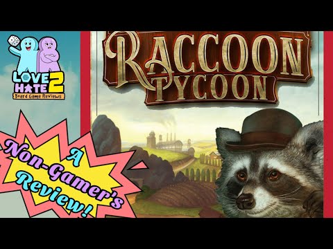 Raccoon Tycoon - A Non-Gamer's Review! Forbidden Games | Love 2 Hate #boardgames Review