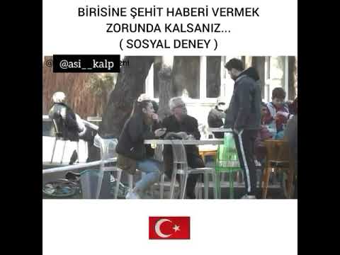 Birine Şehit Haberi Vermek Sosyal Deney