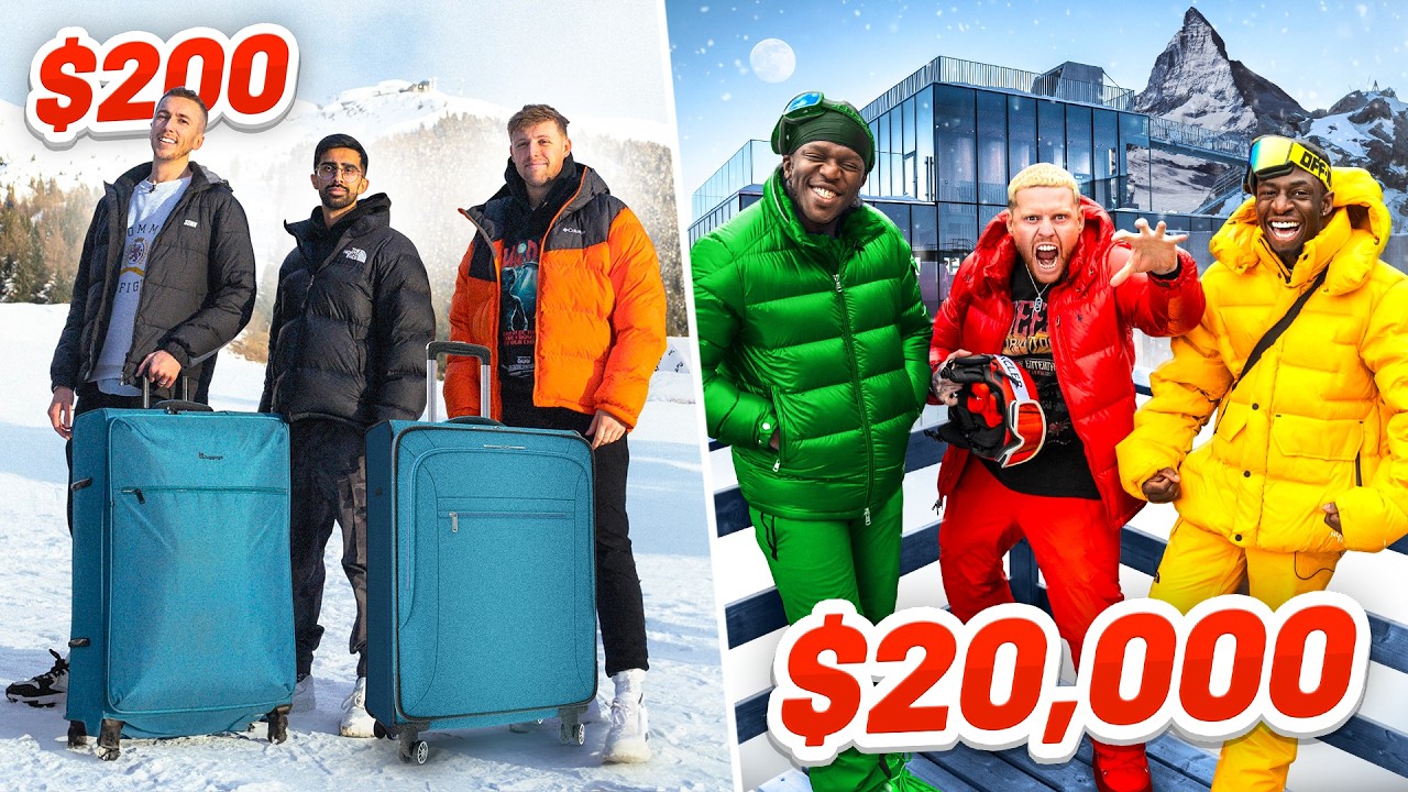SIDEMEN $20,000 vs $200 WINTER HOLIDAY