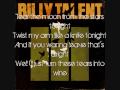 Billy Talent - Tears into wine with Lyrics