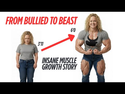 From Bullied Short Girl to 6ft Muscle Goddess - An Insane Transformation Story | Muscle Muse