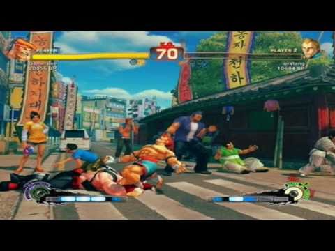 Super Street Fighter 4 GamerBee (Adon) vs Uratang (Abel)