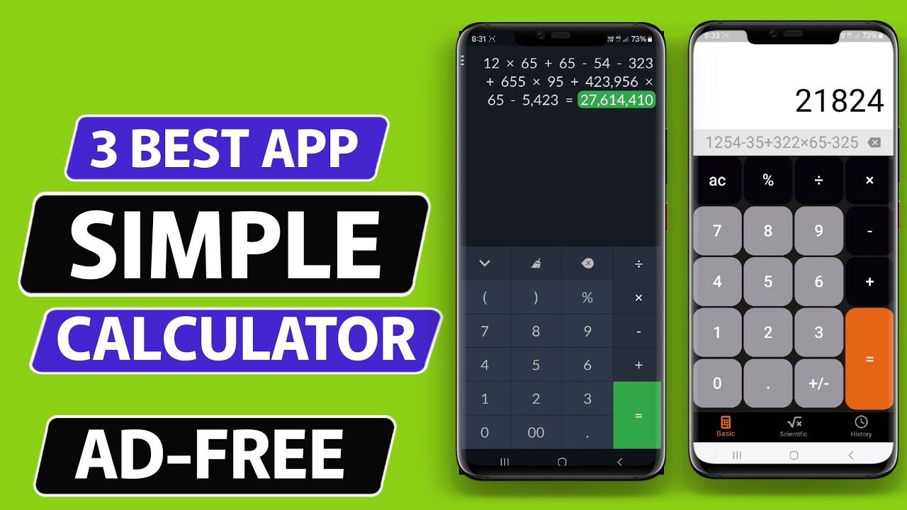 3 Best Free Simple Calculator Apps for Android