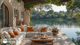 February Jazz In Tranquil Lakeside Ambience | Slow Jazz In Calm Cabin Ambience For Good Mood, Relax