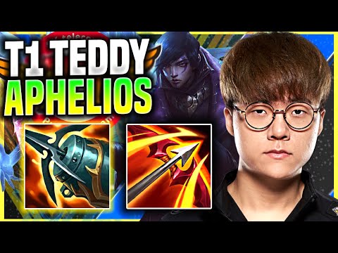 TEDDY IS A MONSTER WITH APHELIOS! - T1 Teddy Plays Aphelios ADC vs Samira! | Season 11