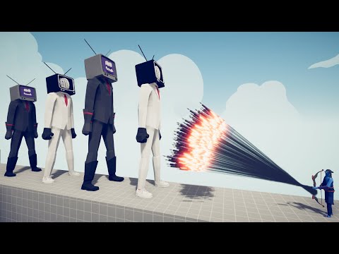 SPEAKER MAN GIANT + TV MAN GIANT vs EVERY GOD | Totally Accurate Battle Simulator TABS