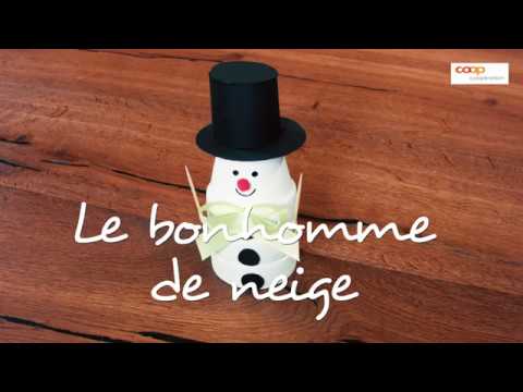 Bricolage: le bonhomme neige