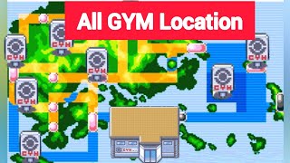 Pokemon Emerald All GYM Location by Story (8 GYM)