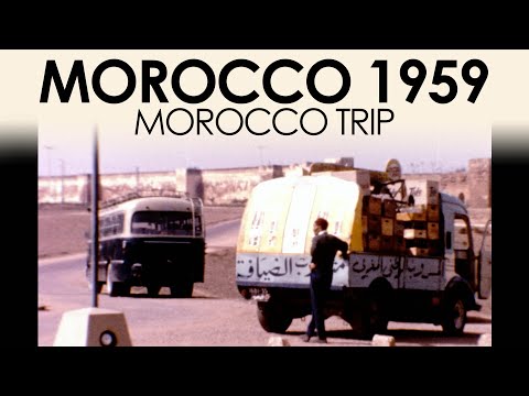 Archive footage of Marocco in the 1950s | Unreleased home movie film
