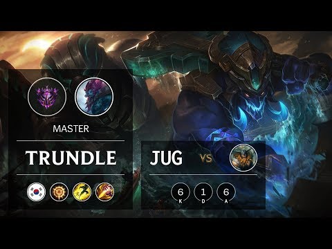 Trundle Jungle vs Olaf - KR Master Patch 9.12