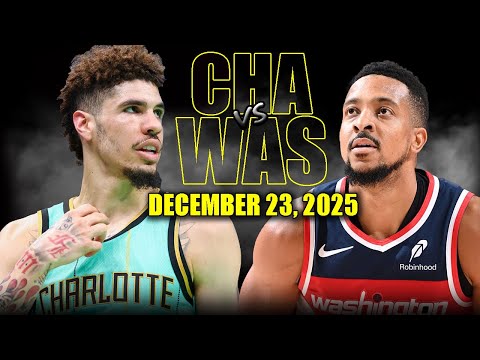 Charlotte Hornets vs Washington Wizards Full Game Highlights – December 23, 2025 | NBA Season