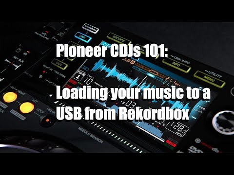 Beginner DJ tutorial for Pioneer CDJs [How to load your music with a USB device]