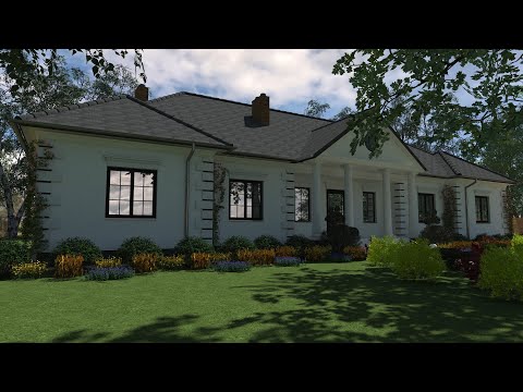 Projekt domu | "ZAŚCIANEK" | staropolski dworek | BO PROJEKTY