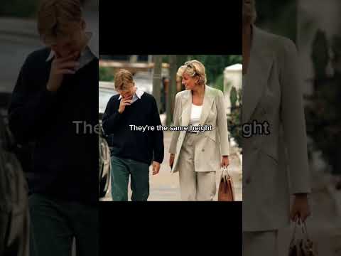 Prince William and His Mother, Princess Diana. #shorts
