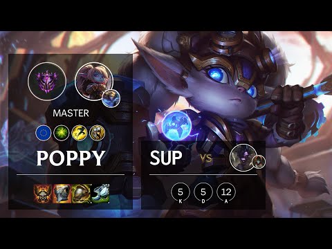 Poppy Support vs Alistar - EUW Master Patch 10.16