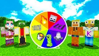 NO ELIJAS LA RULETA DE LA SUERTE MAS PELIGROSA DE MINECRAFT CON MANUCRAFT TINENQA Y KIRON