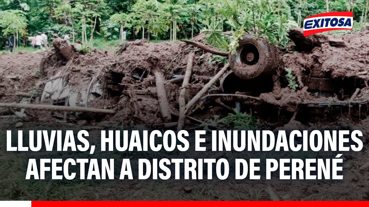 🔴🔵 Fuertes lluvias, huaicos e inundaciones afectan a varias familias en Perené, alerta alcalde