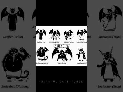 7 Deadly Sin's #sevendeadlysins #BiblicalVices #sloth #greed #lust #pride #BibleSins #temptation