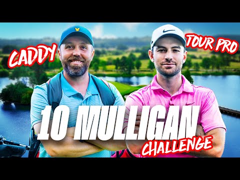 What can a Tour Pro golfer shoot with 10 mulligans?