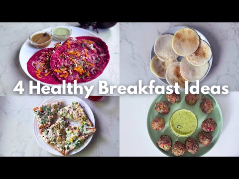 4 Healthy Breakfast Ideas | Simple and Easy Breakfast ideas | White Pot
