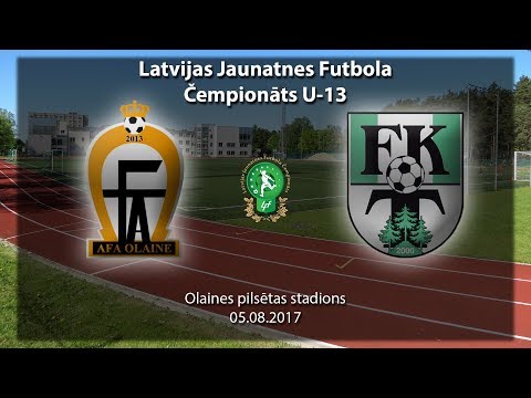 U-13 AFA OLAINE - FK TUKUMS 2000/TSS (Latvijas Jaunatnes Čempionāts)