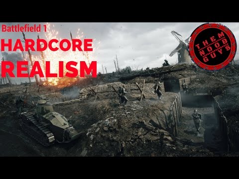 Battlefield 1: German Trench Assault - Hardcore Realistic Gameplay (No HUD PS4)