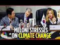 Italy S Prime Minister Giorgia Meloni Speech At G20 G20 S Contribution To Climate Change N18G