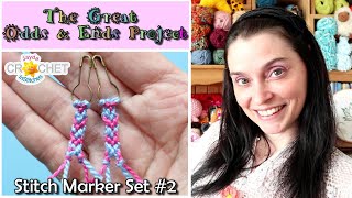 Stitch Marker Set #2 Macramé Chevrons - The Great Odds & Ends Craft Project