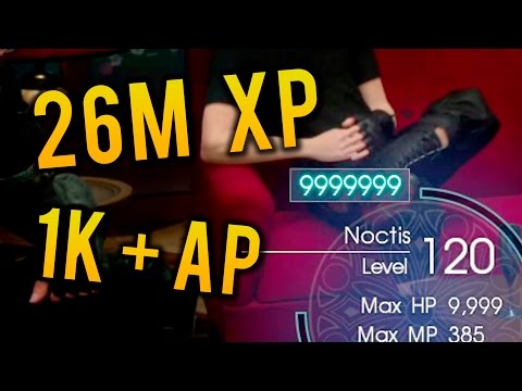 Level 120 XP Farm Method. Fast 26M XP. 1000+ AP -Timed Quest Event - ff15 exp farm Final Fantasy XV