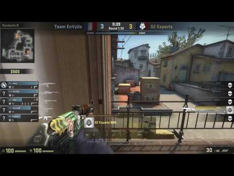 G2 NBK 1v5 Clutch vs EnvyUs Inferno [ ECS EUROPE ]