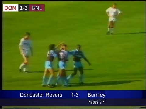 31-08-1991 Doncaster Rovers v Burnley