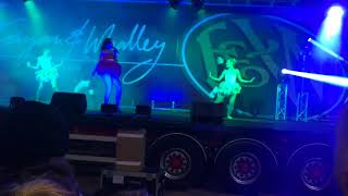 'It's My Party' performs "Christmas, baby please come home" Burnley Christmas Light Switch On 2017