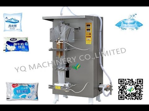 Pure water pouch sachet liquid filling packing machine coconut oil juice milk vffs bagging equipment