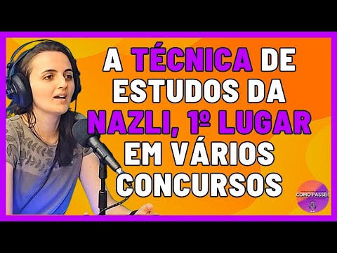 Técnica de Estudos da Nazli - Aprovada em Primeiro Lugar em Vários Concursos