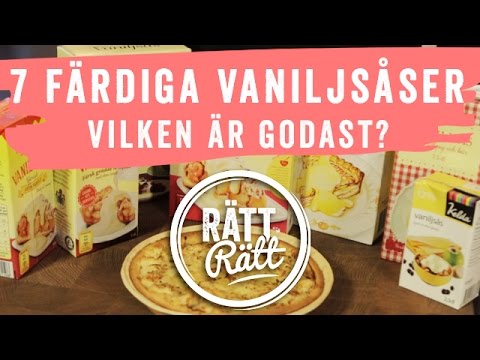 Bästa färdiga Vaniljsåsen - Sveriges största test av vaniljsås/pulvervaniljsås