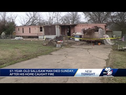 Sallisaw firefighters find man dead inside his mobile home