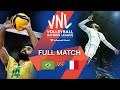 🇧🇷 BRA vs 🇫🇷 FRA - Full Match | Men's VNL 2022