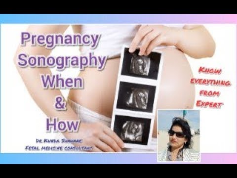 Pregnancy ultrasonography — when and how