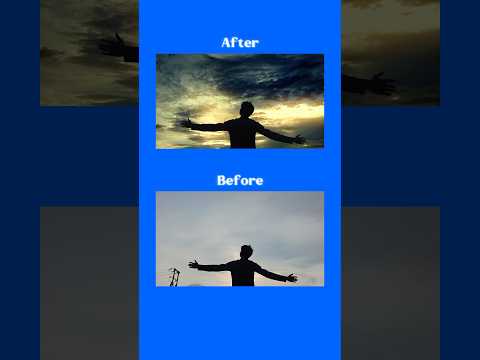 Trending Sky Replacement Edit #youtubeshorts #editing #cinematography