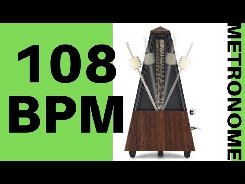 108 BPM Metronome - Click Track 108 Beats Per Minute